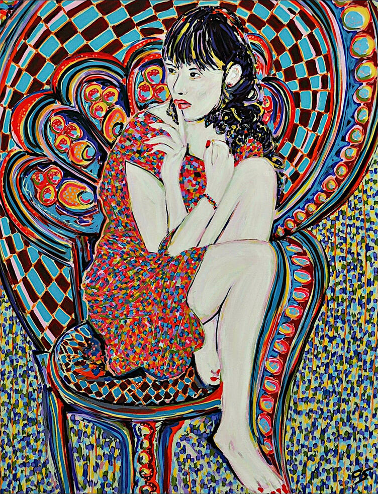 The prettiest Star (120 cm x 150 cm) - Otto Schorer