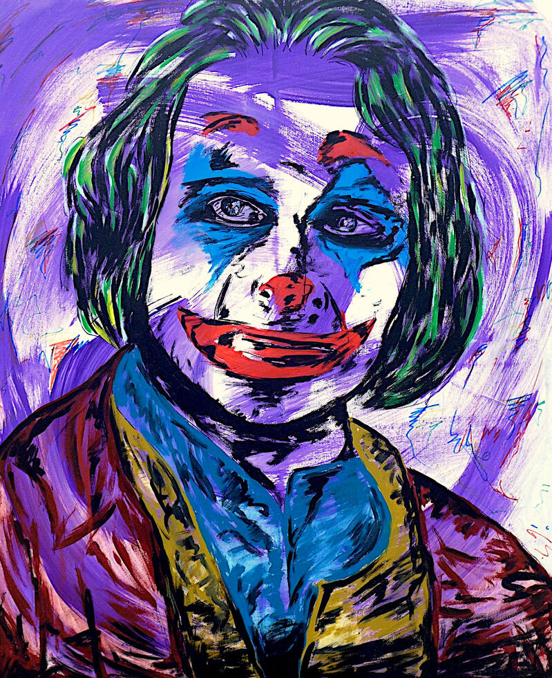 Joker (100 cm x 120 cm) - Gabriel Schorer
